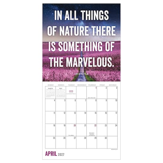 2027 Great Outdoors Mini Calendar